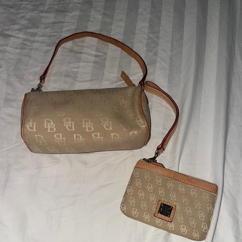Vintage Dooney & Bourke Bag and Wristlet